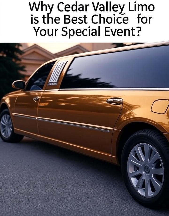 Cedar Valley Limo is the Best Choice for Your Special Event