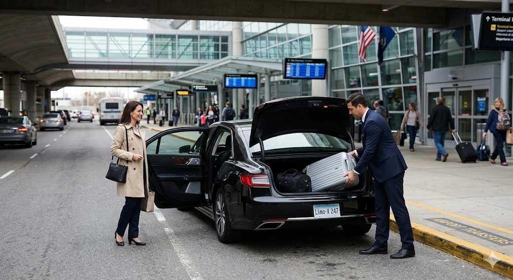 Chauffeured airport limousine for Toronto and GTA transfers